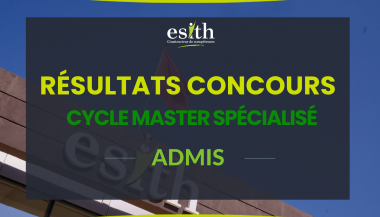 Admis Cycle Master Spécialisé